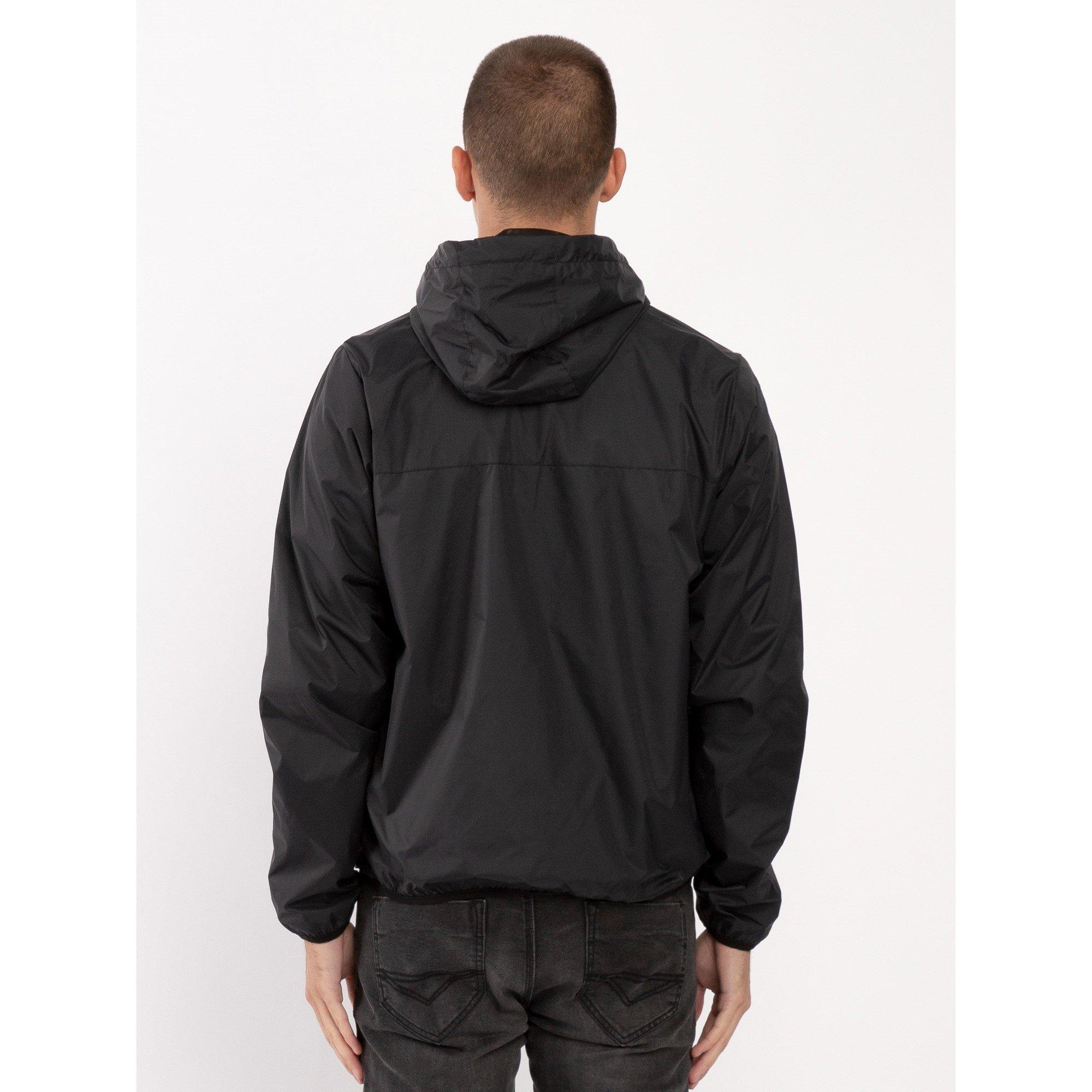 Black - Luke Sport - Men's Garnedd Lightweight Water-Repellent Rain Anorak - 3