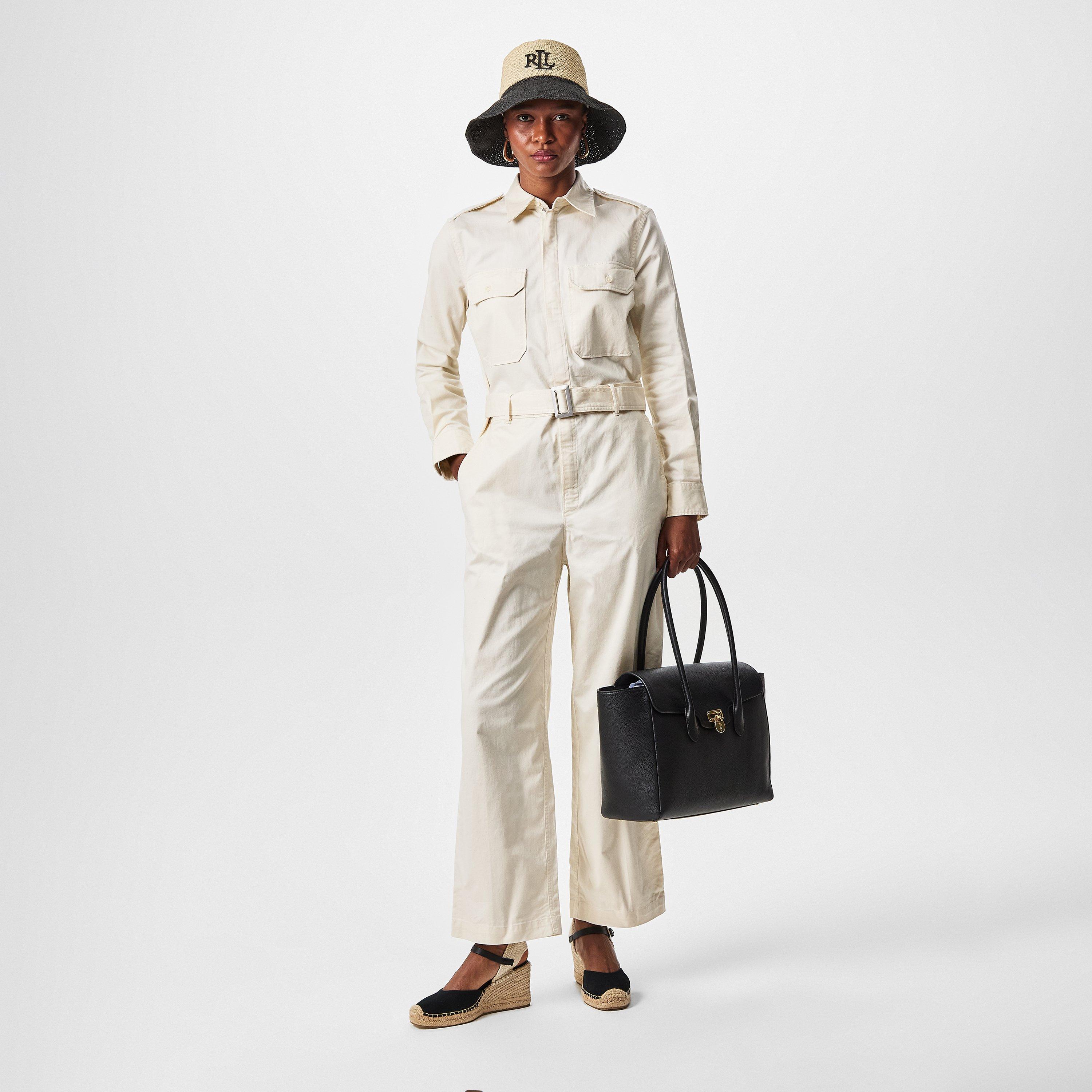 Herbal Milk - Polo Ralph Lauren - Belted Twill Jumpsuit - 5