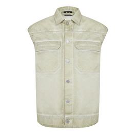 44 LABEL GROUP Sleeveless Denim Jacket