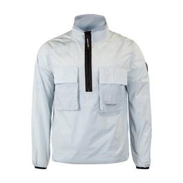 Marshall Artist Quarter Zip Krinkle Nylon Overshirt