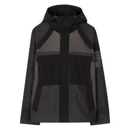 PS Paul Smith Contrast Panel Hooded Shell Jacket