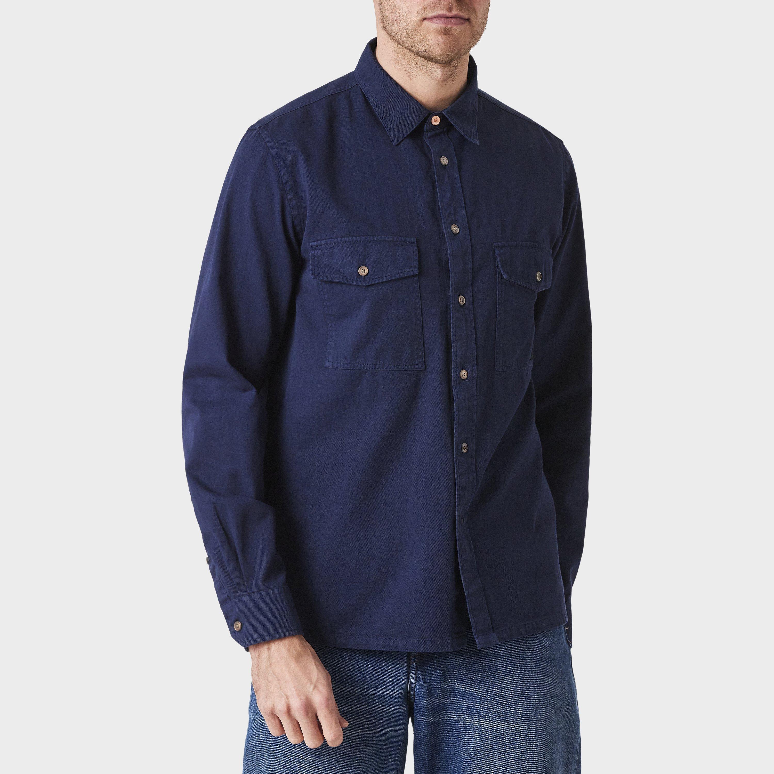 Navy 49 - PS Paul Smith - Men's Zebra Long Sleeve Overshirt - 2