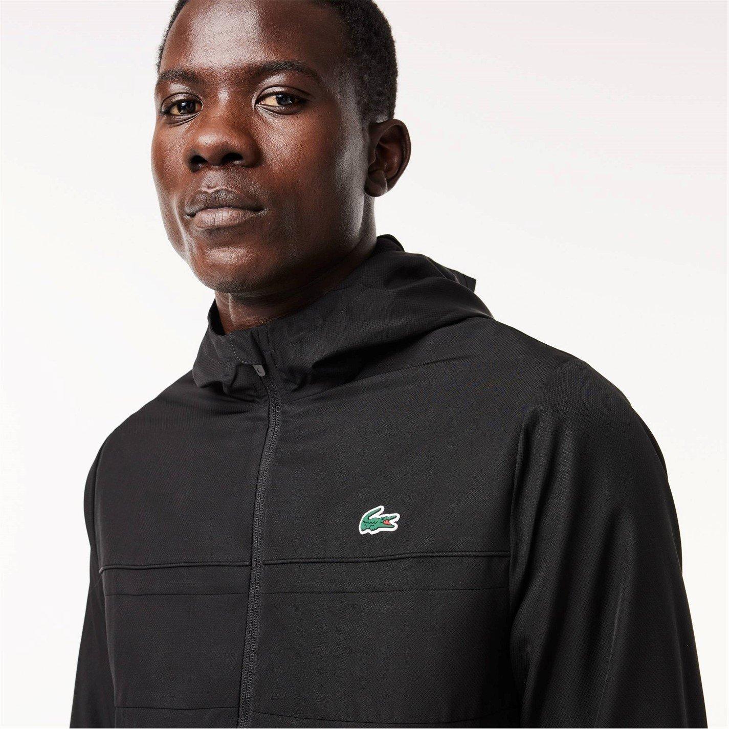 Black 8VM - Lacoste - Men's Full-Zip Track Jacket - 5