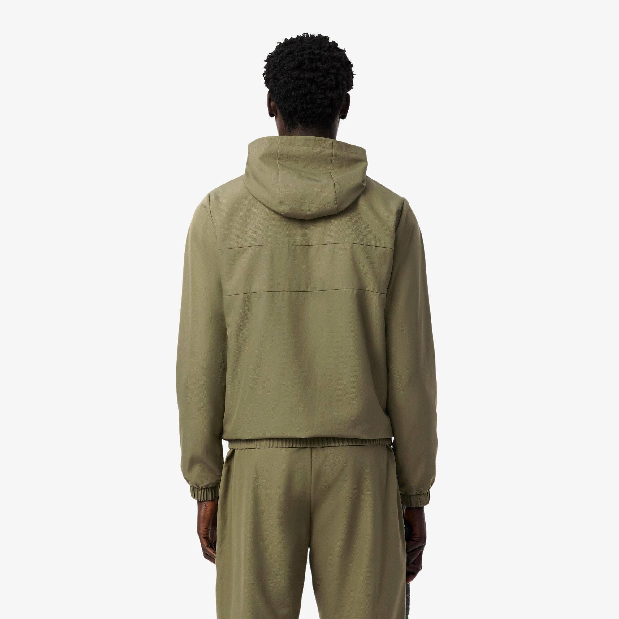 Olive 6Z8 - Lacoste - Men's Full-Zip Track Jacket - 2