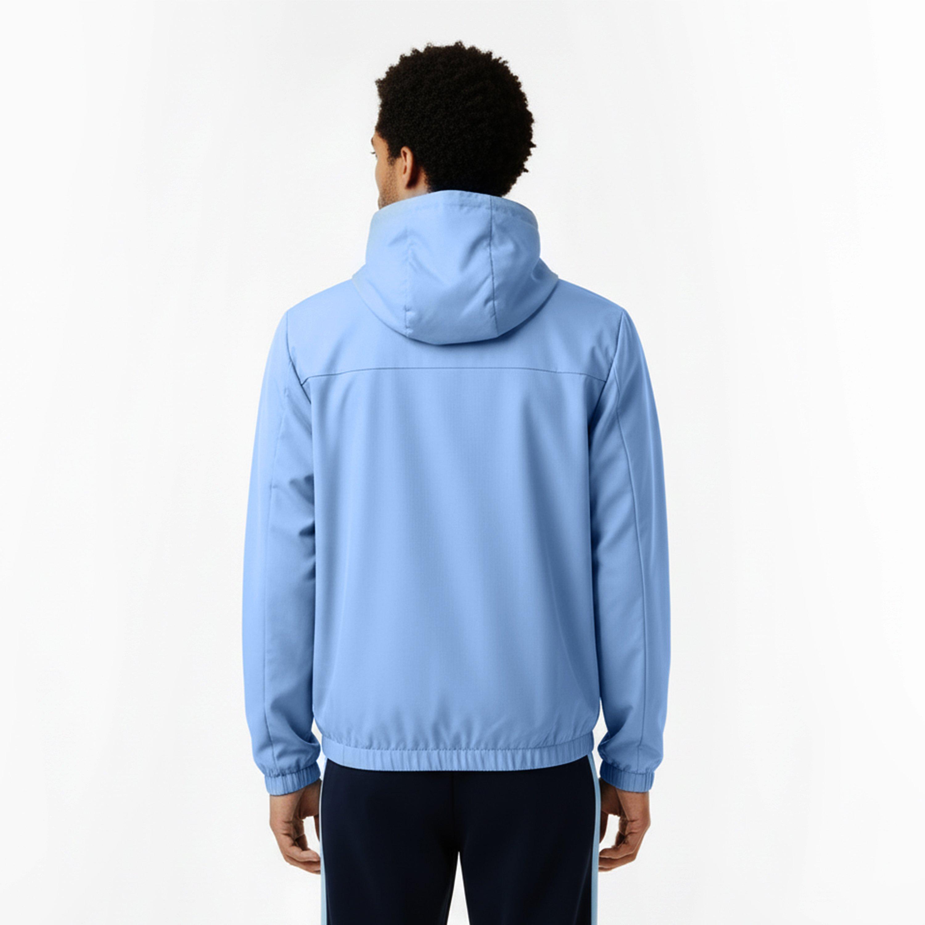 Blue 46N - Lacoste - Men's Full-Zip Track Jacket - 4