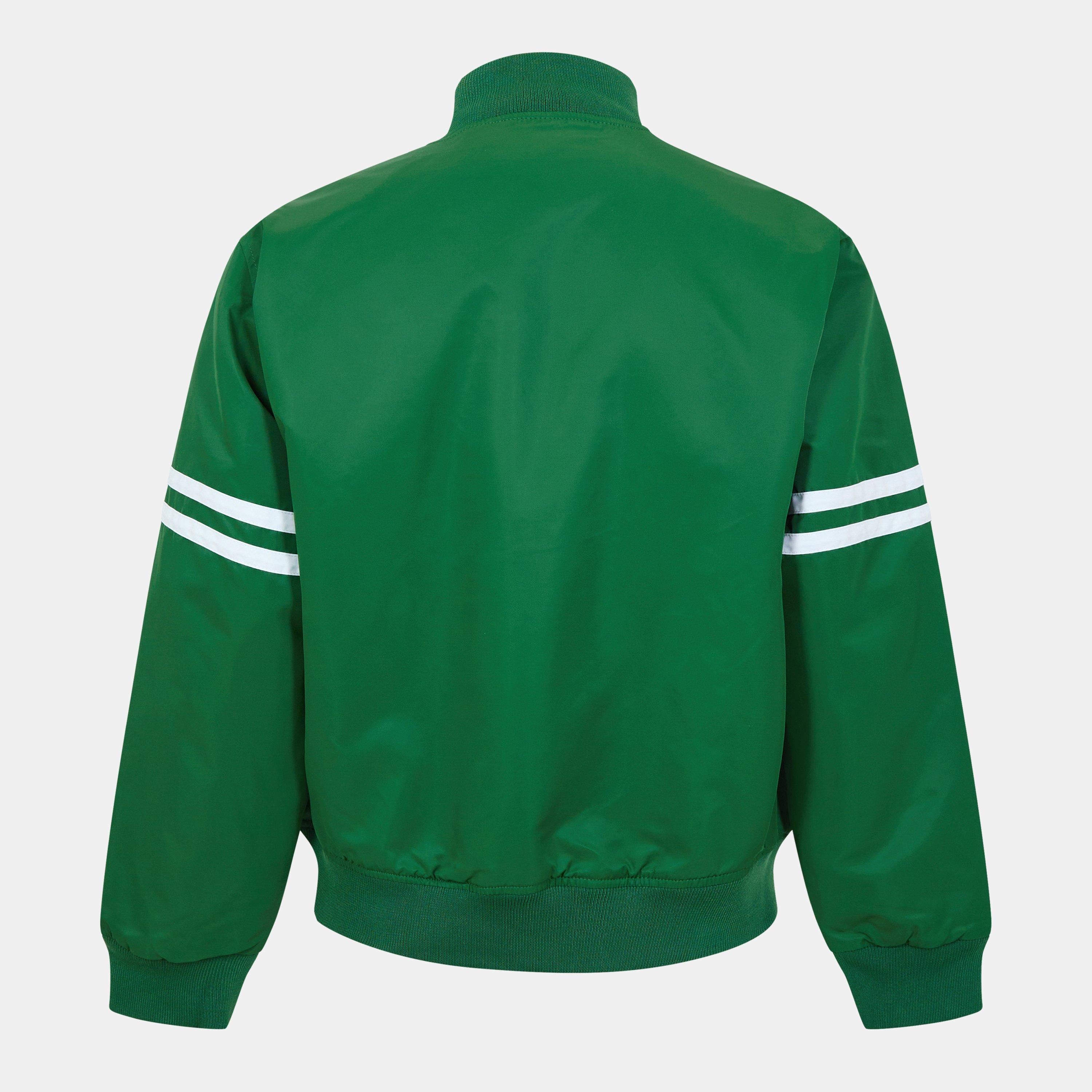 Green - Lacoste - Men's  Long Sleeve Varsity Jacket - 2