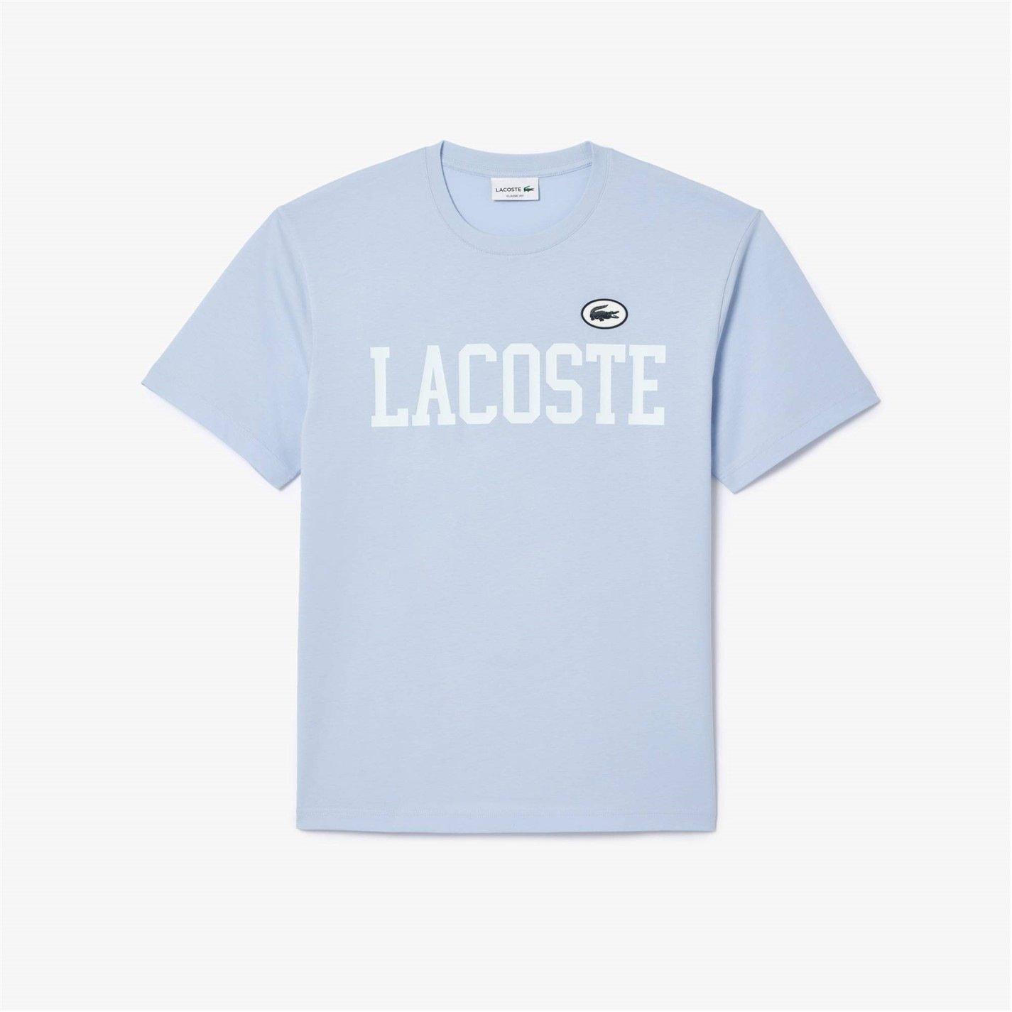Blue J2G - Lacoste - Logo Print T-Shirt - 4
