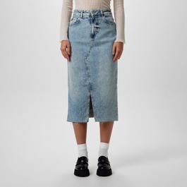 Boss Denim Midi Skirt