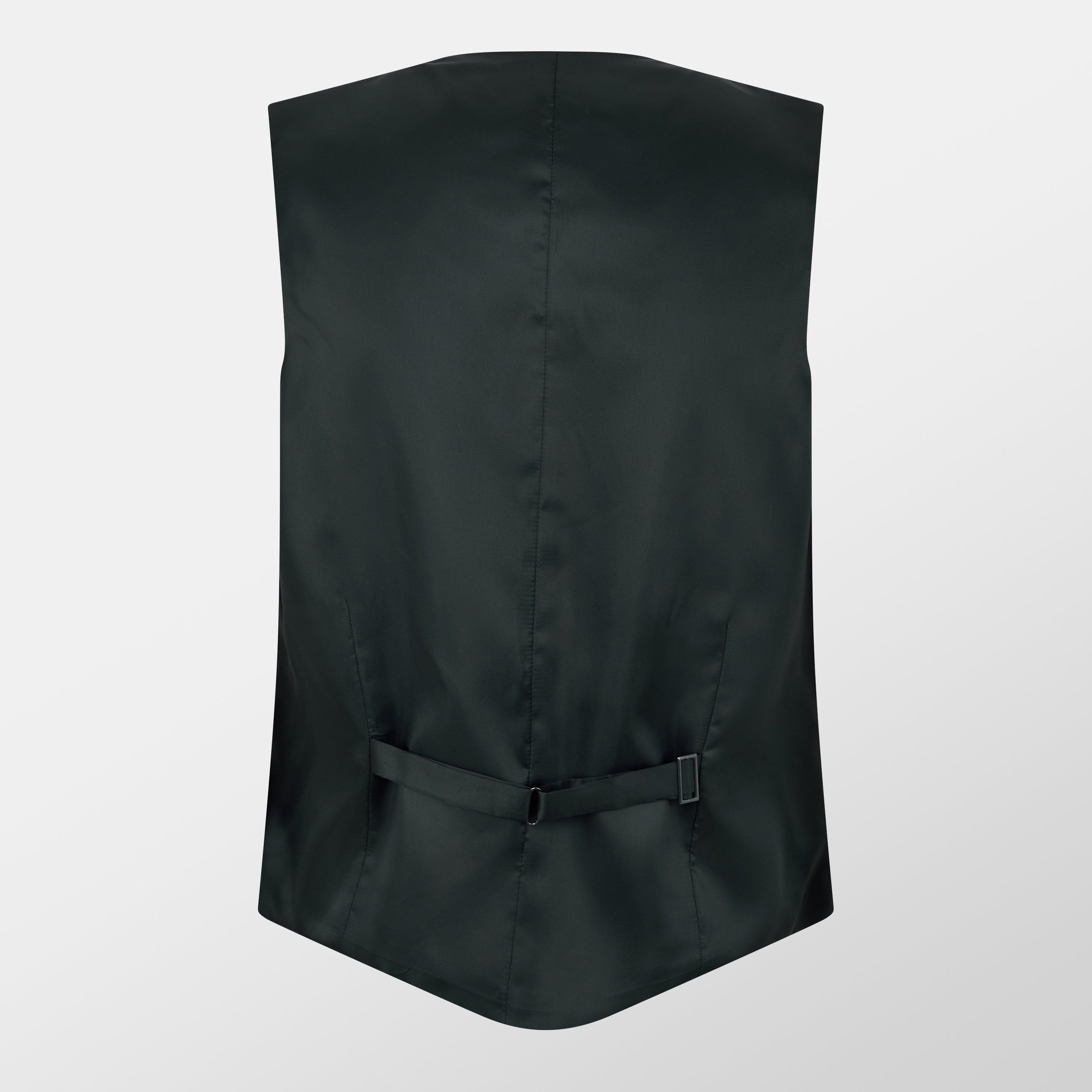 Zwart - Ted Baker - Men's Textured Slim Waistcoat - 2