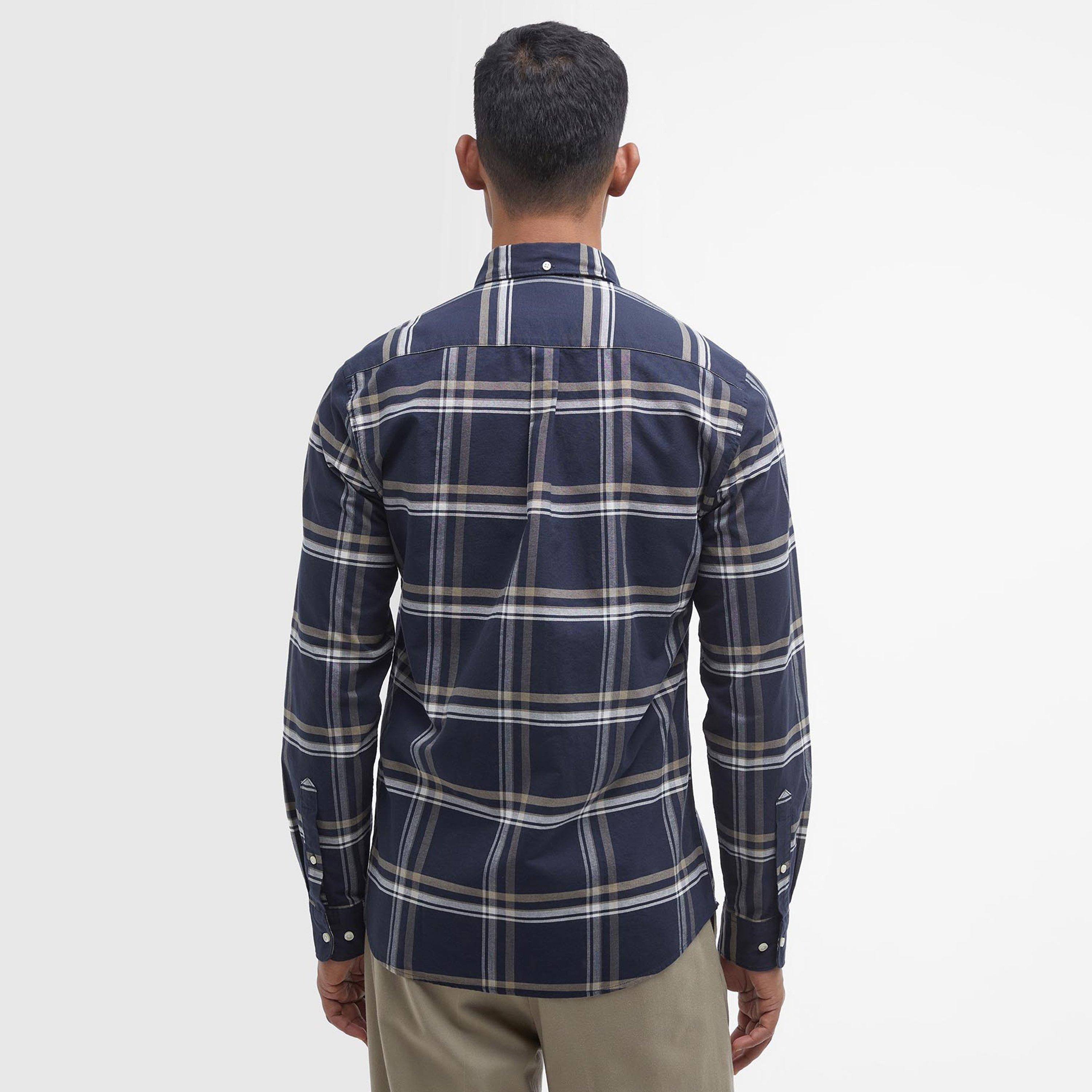 Navy NY91 - Barbour - Nethertown Tailored Long Sleeve Shirt - 3