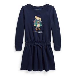 Polo Ralph Lauren Long Sleeve Bear Dress Juniors