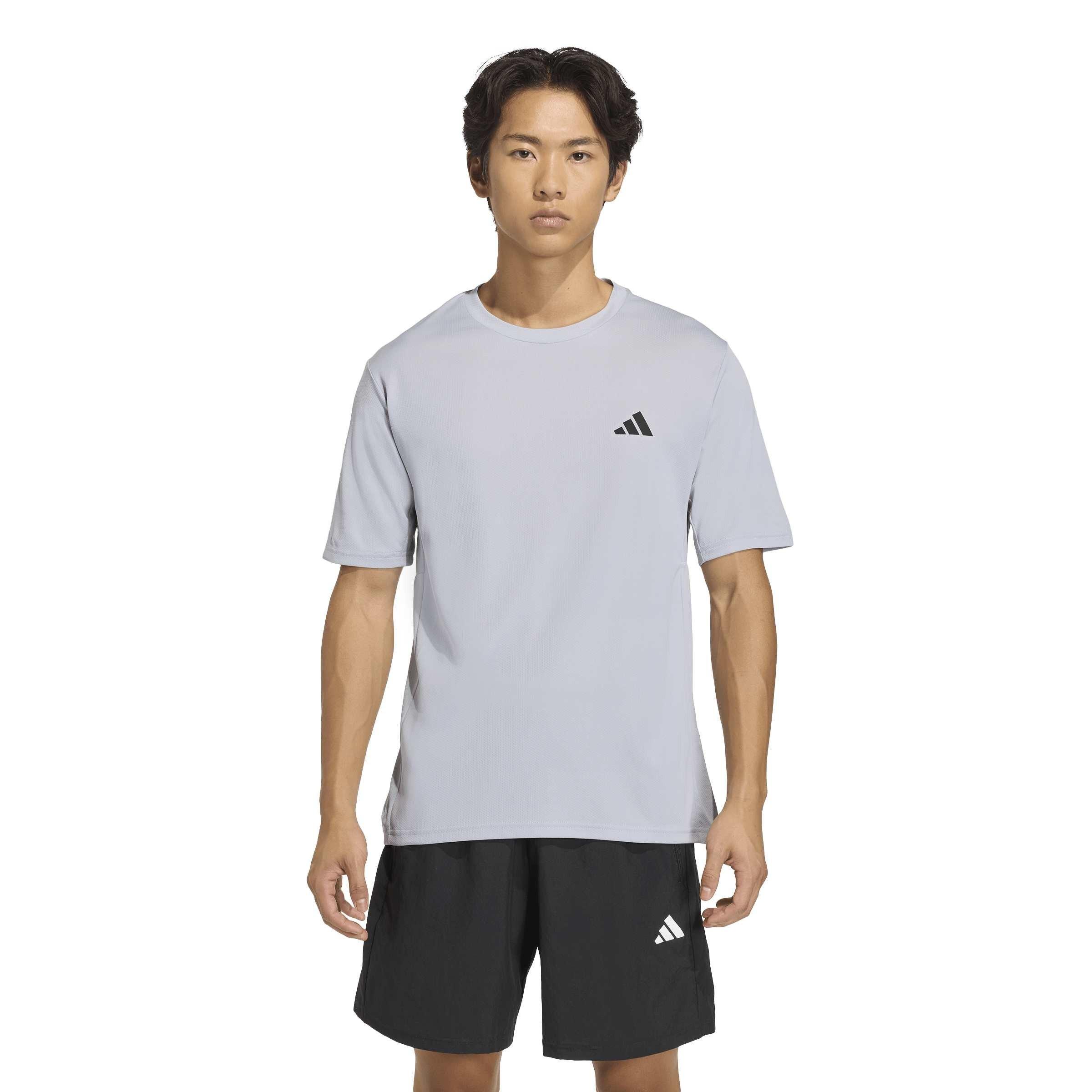 Grey - adidas - Training Essentials Base T Shirt Mens - 2