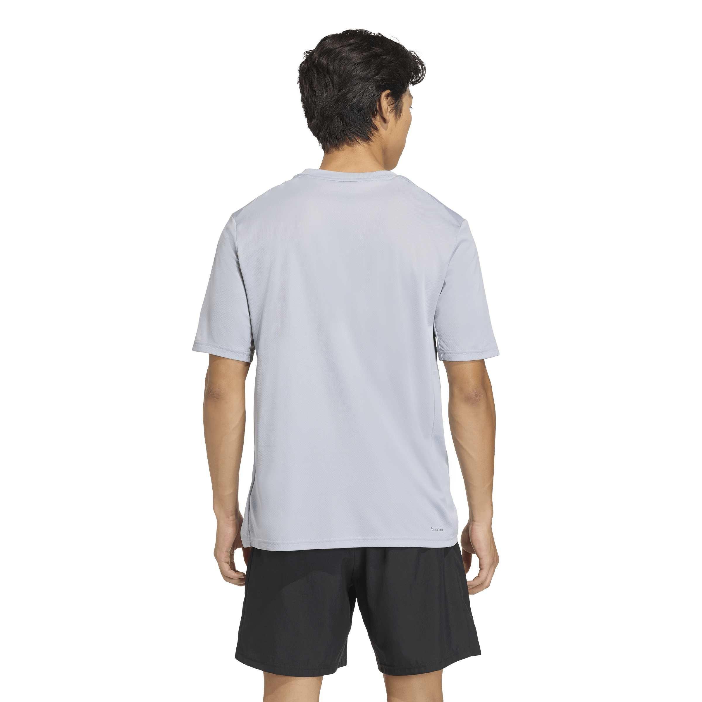Grey - adidas - Training Essentials Base T Shirt Mens - 3