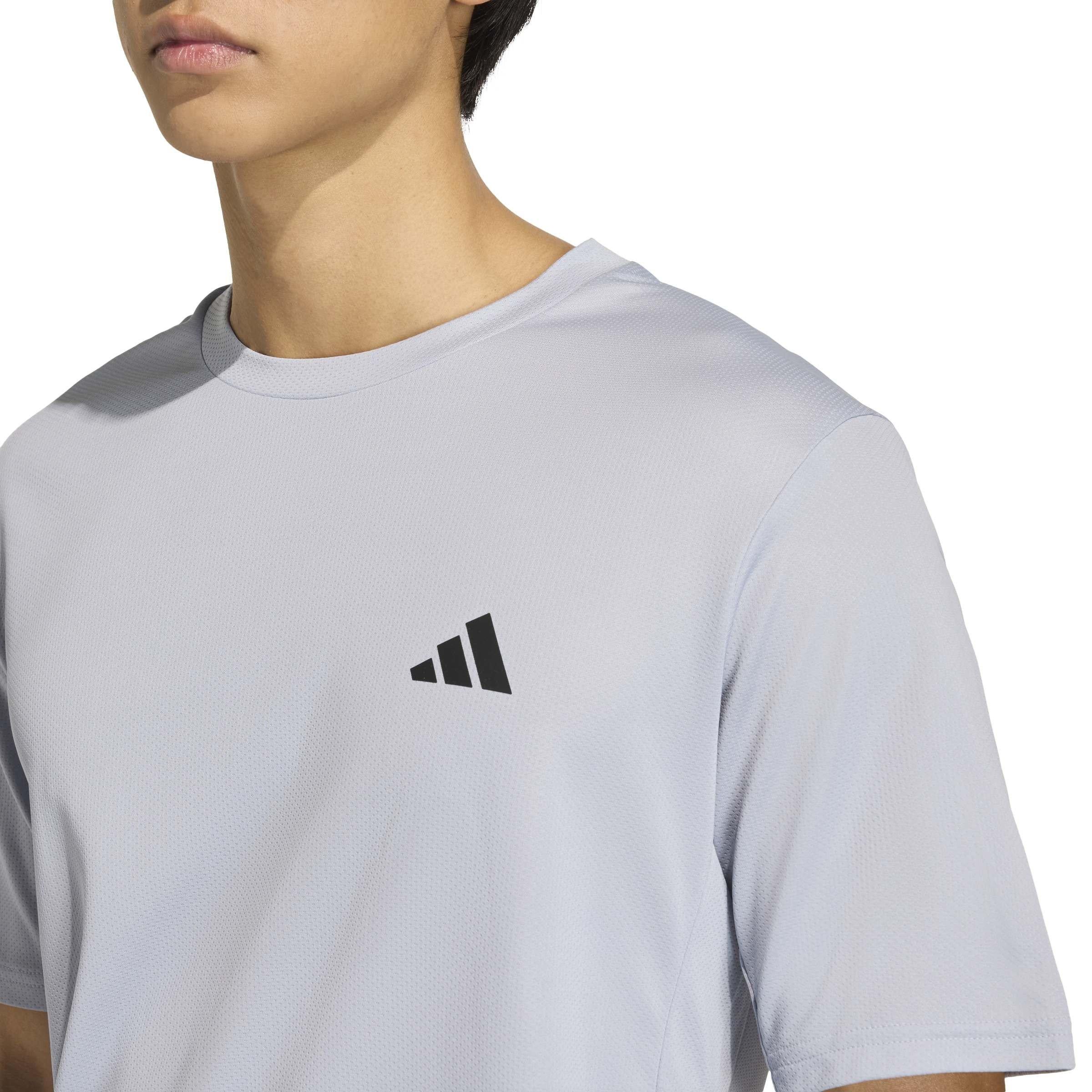 Grey - adidas - Training Essentials Base T Shirt Mens - 4