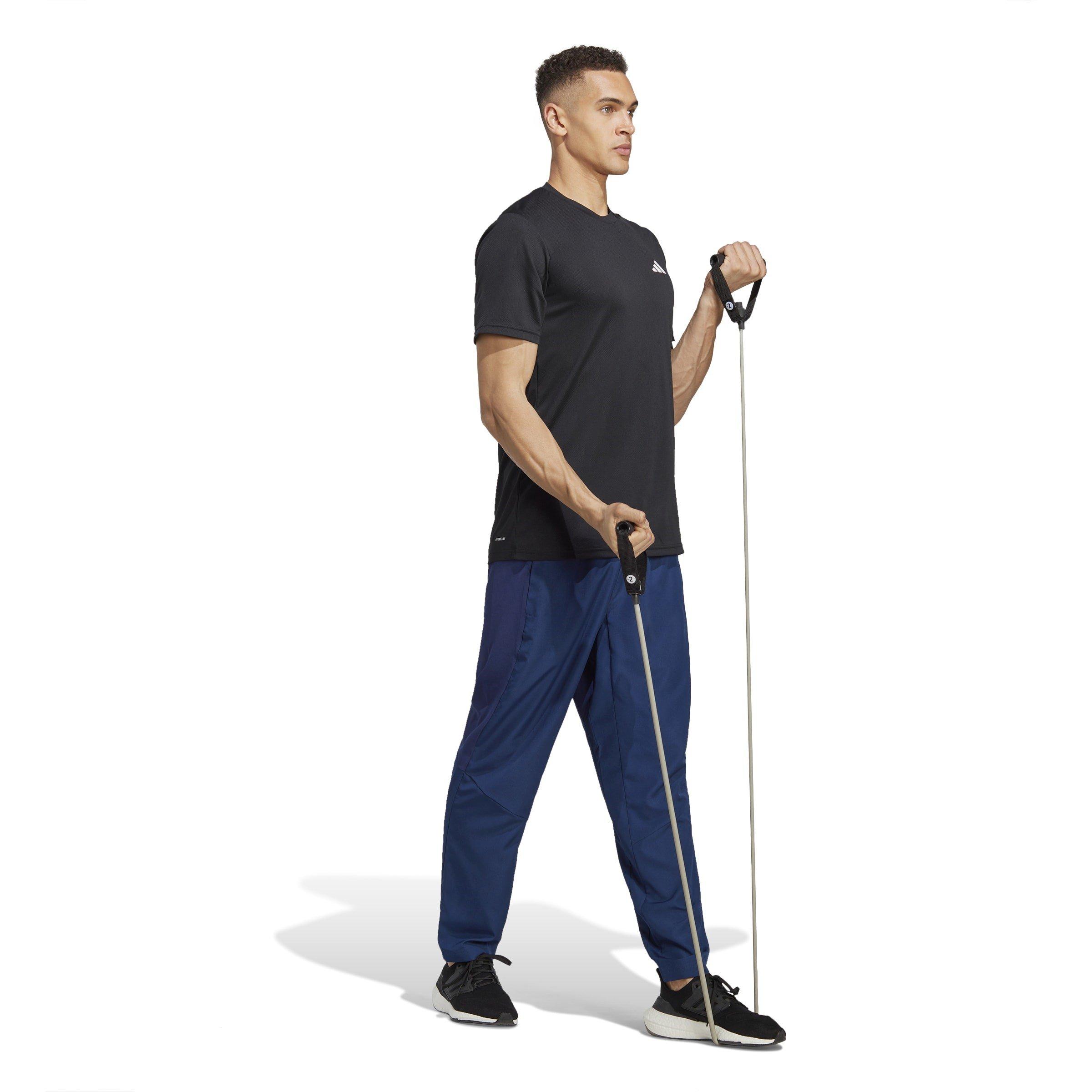 Zwart/Wit - adidas - Training Essentials Base T Shirt Mens - 4