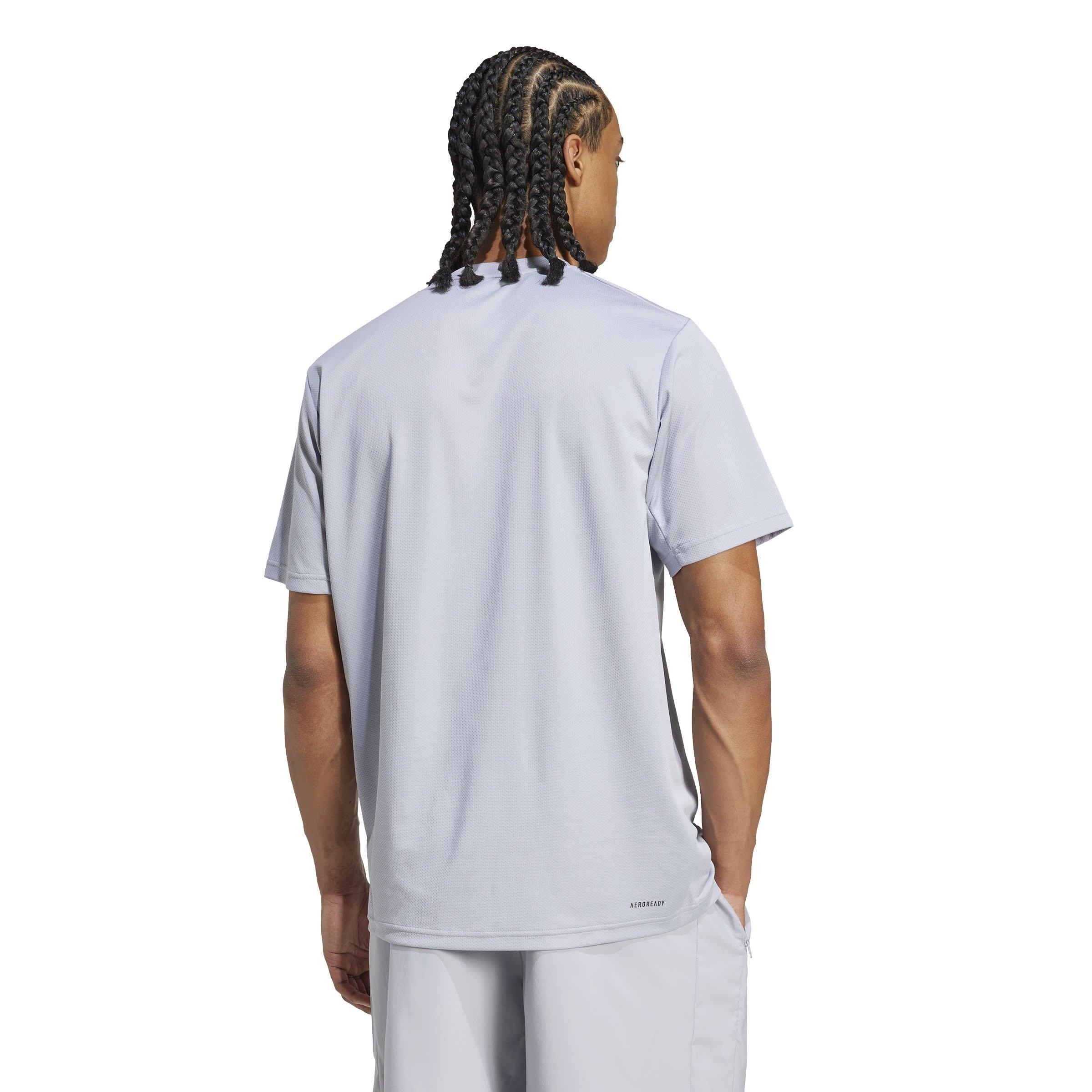 Halo Silver/Blk - adidas - Training Essentials Base T Shirt Mens - 3