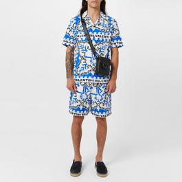 Valentino Abstract Print Logo Shirt