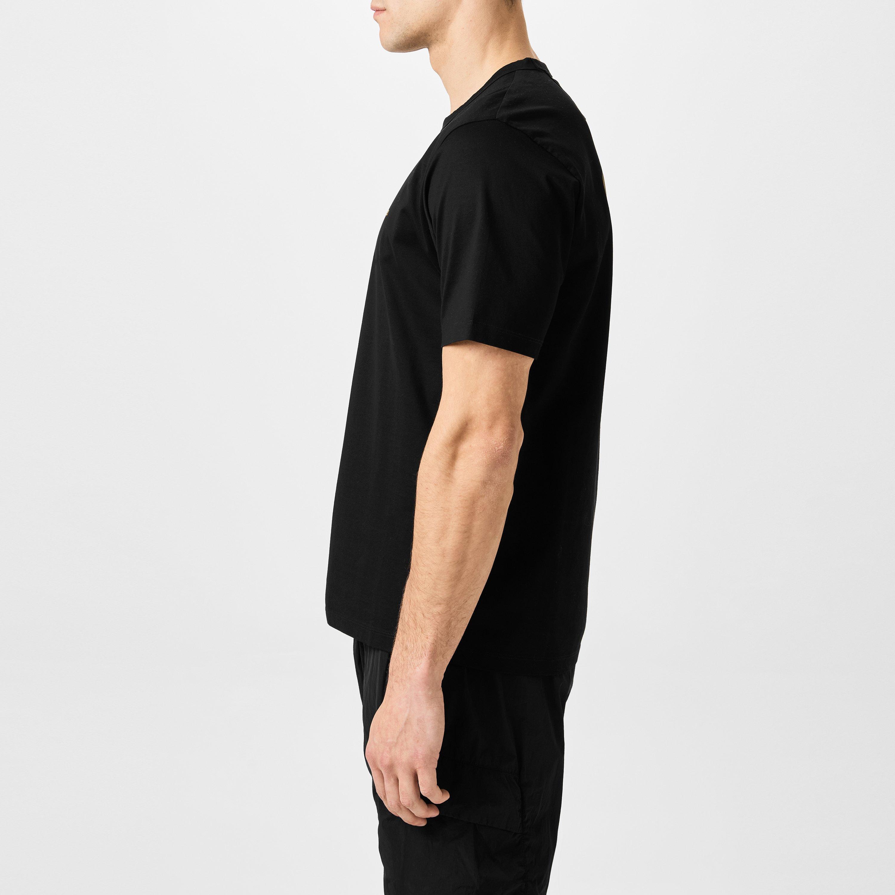 Black 999 - CP Company Metropolis - Mercerized Graphic T-Shirt - 5