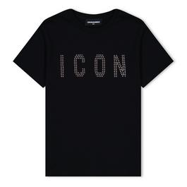 DSquared2 Icon Studded T Shirt