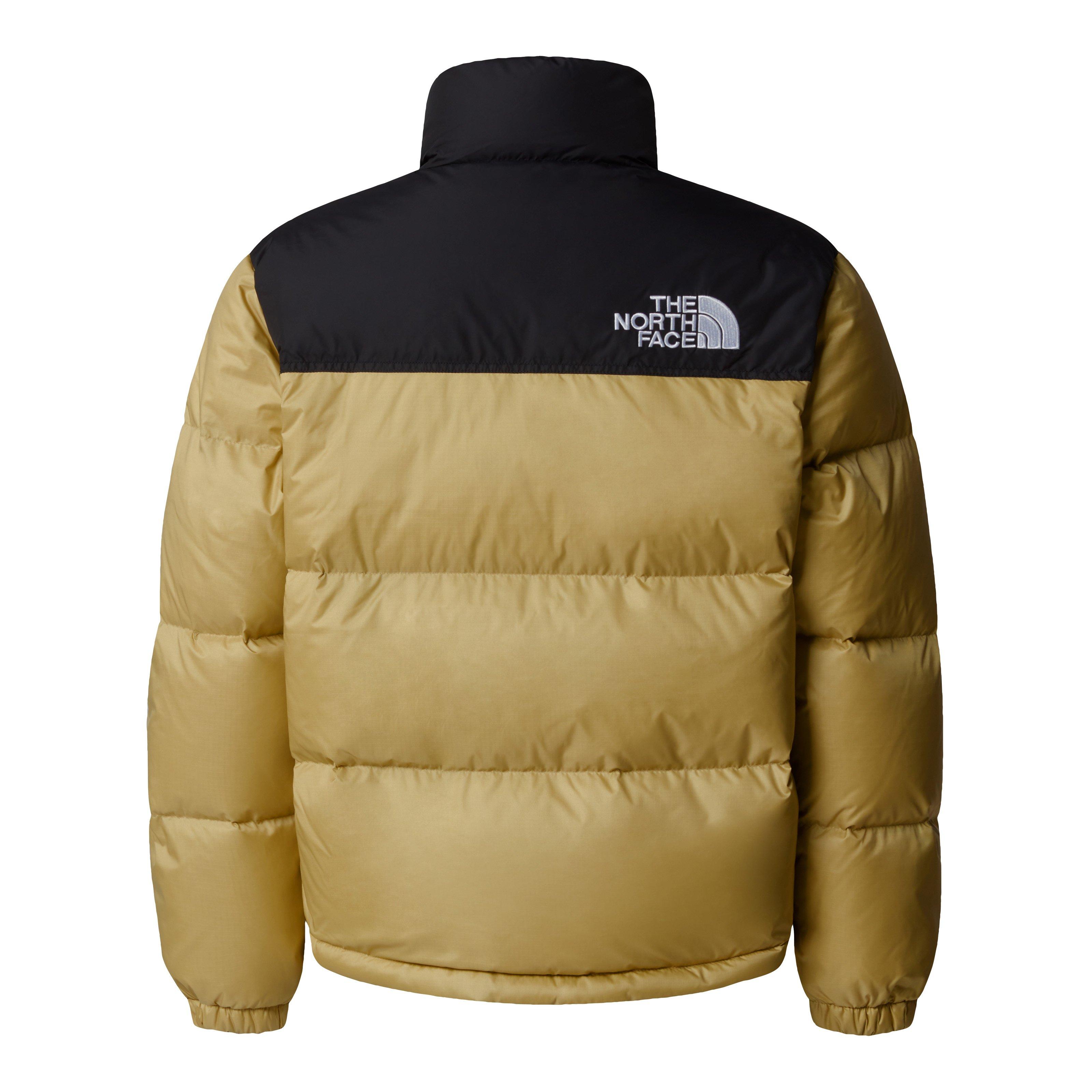 Khaki Stone LK5 - The North Face - Kids' 1996 Nuptse Windproof 700-Fill Down Concealed Hood Short Puffer Jacket - 5