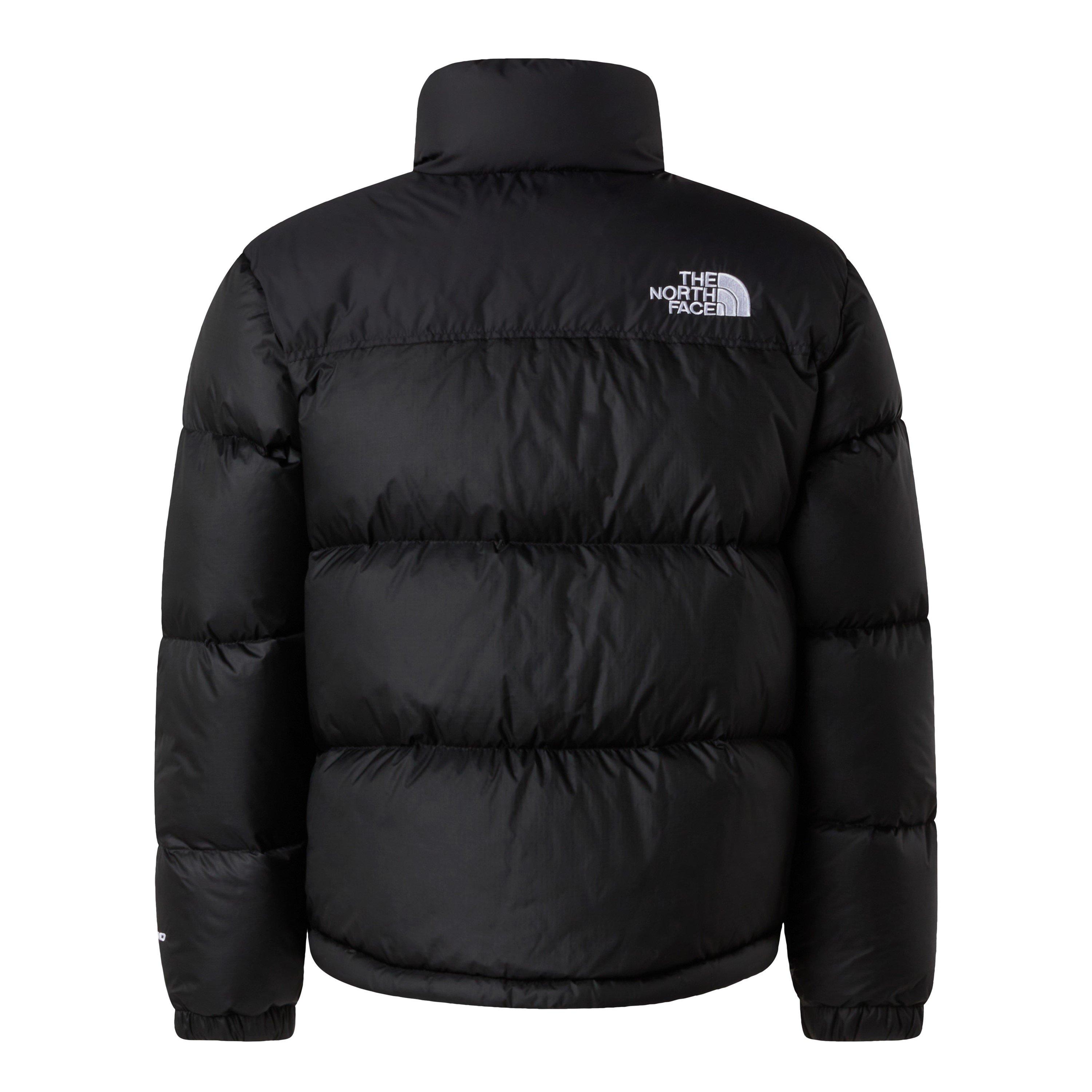TNF Black - The North Face - Kids 1996 Nuptse Windproof 700-Fill Down Concealed Hood Short Puffer Jacket - 2