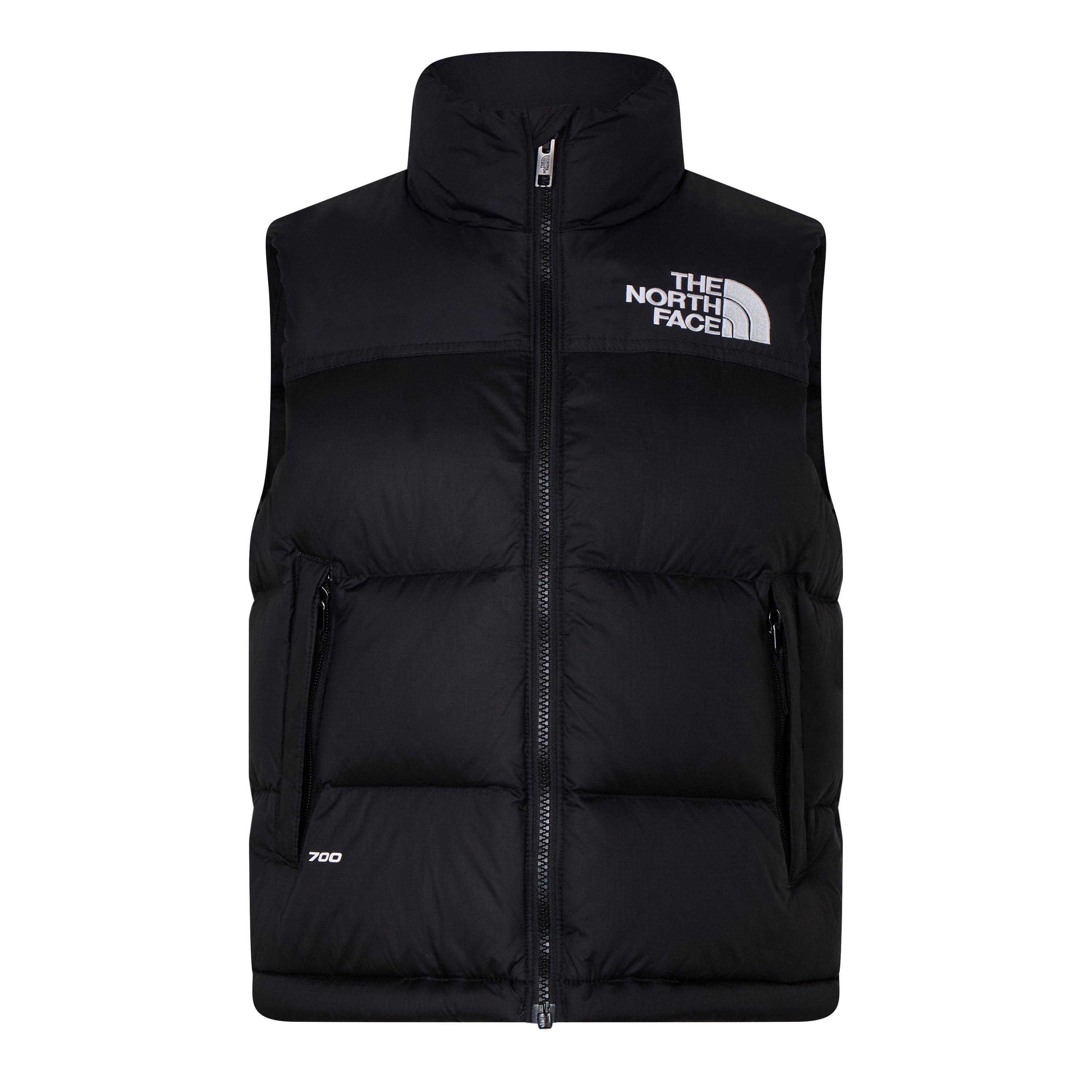 TNF Black JK3 - The North Face - Kids' Nuptse Goose Down Windproof Concealed Hood Gilet - 1