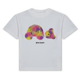 Palm Angels Tie-Dye Bear T-Shirt Juniors