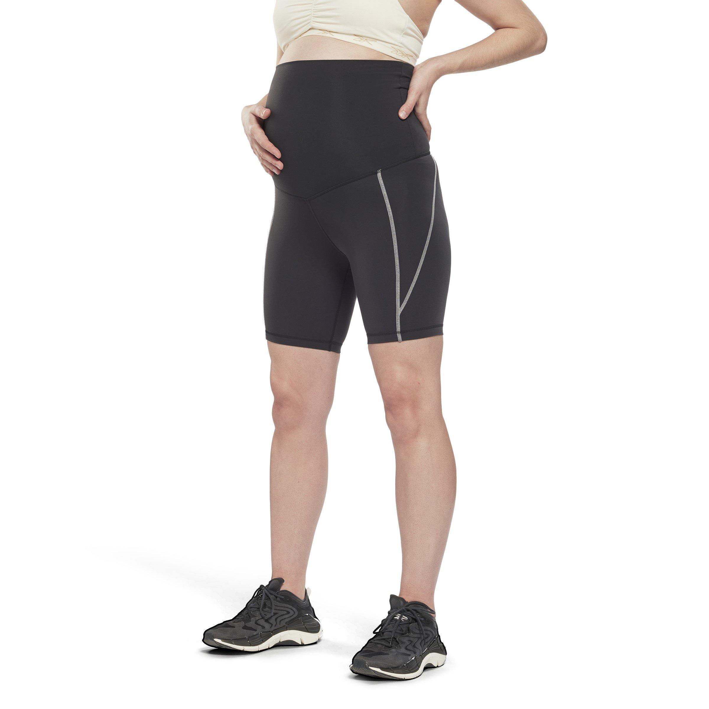 Black - Reebok - Maternity Legging Shorts Womens Cycling Short Womens - 2