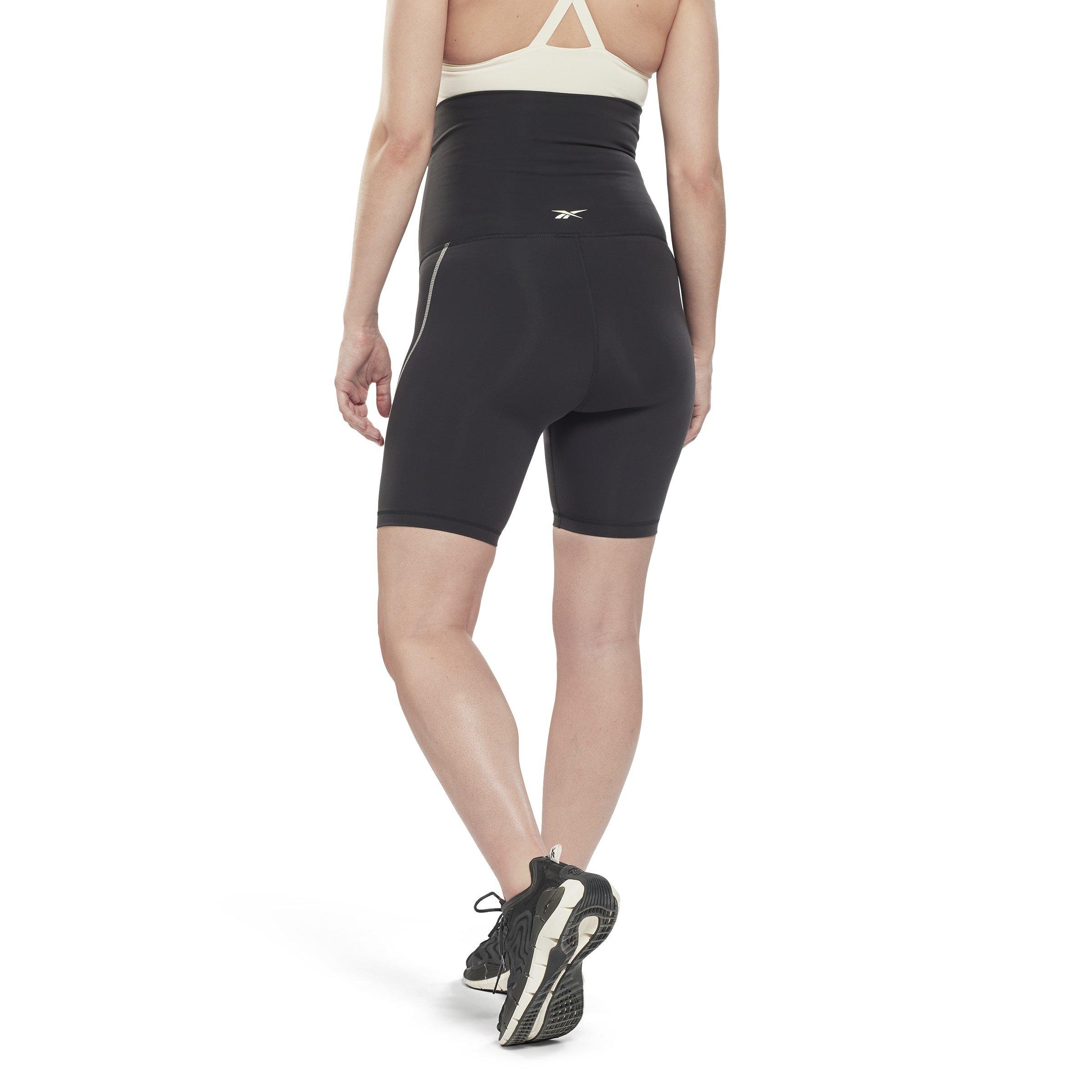 Black - Reebok - Maternity Legging Shorts Womens Cycling Short Womens - 4