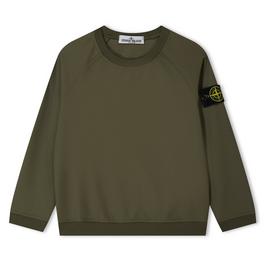 Stone Island Raglan Canvas Sweatshirt