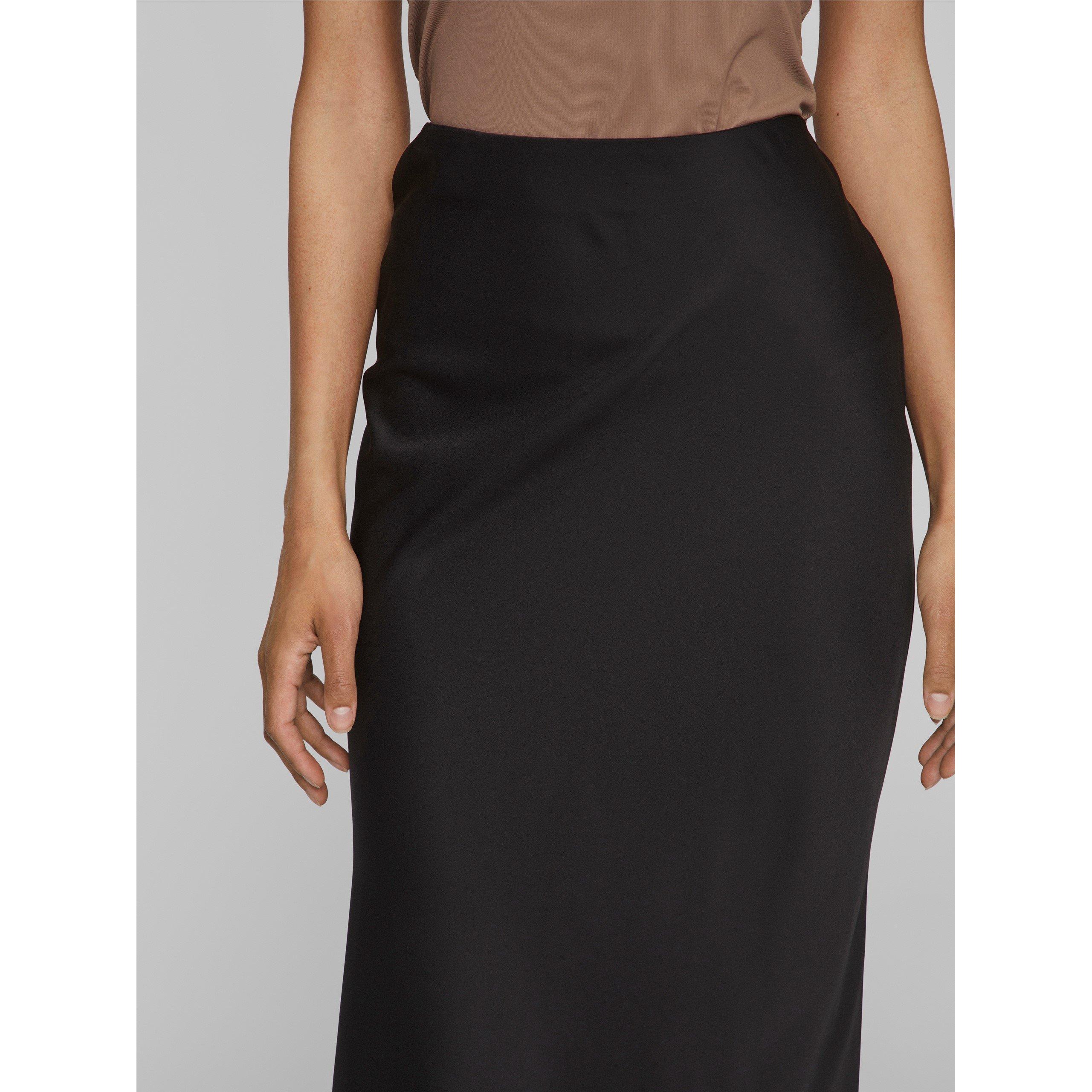 Schwarz - Vila - Women's Midi Skirt - 5