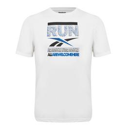 Reebok Running Graphic T Shirt Mens