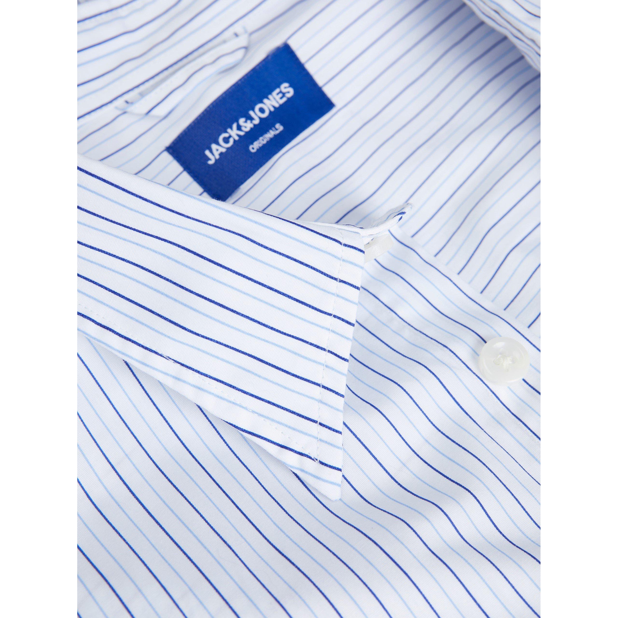 Mais Blau - Jack and Jones - Men's Oversized Long-Sleeve Patterned Shirt - 6