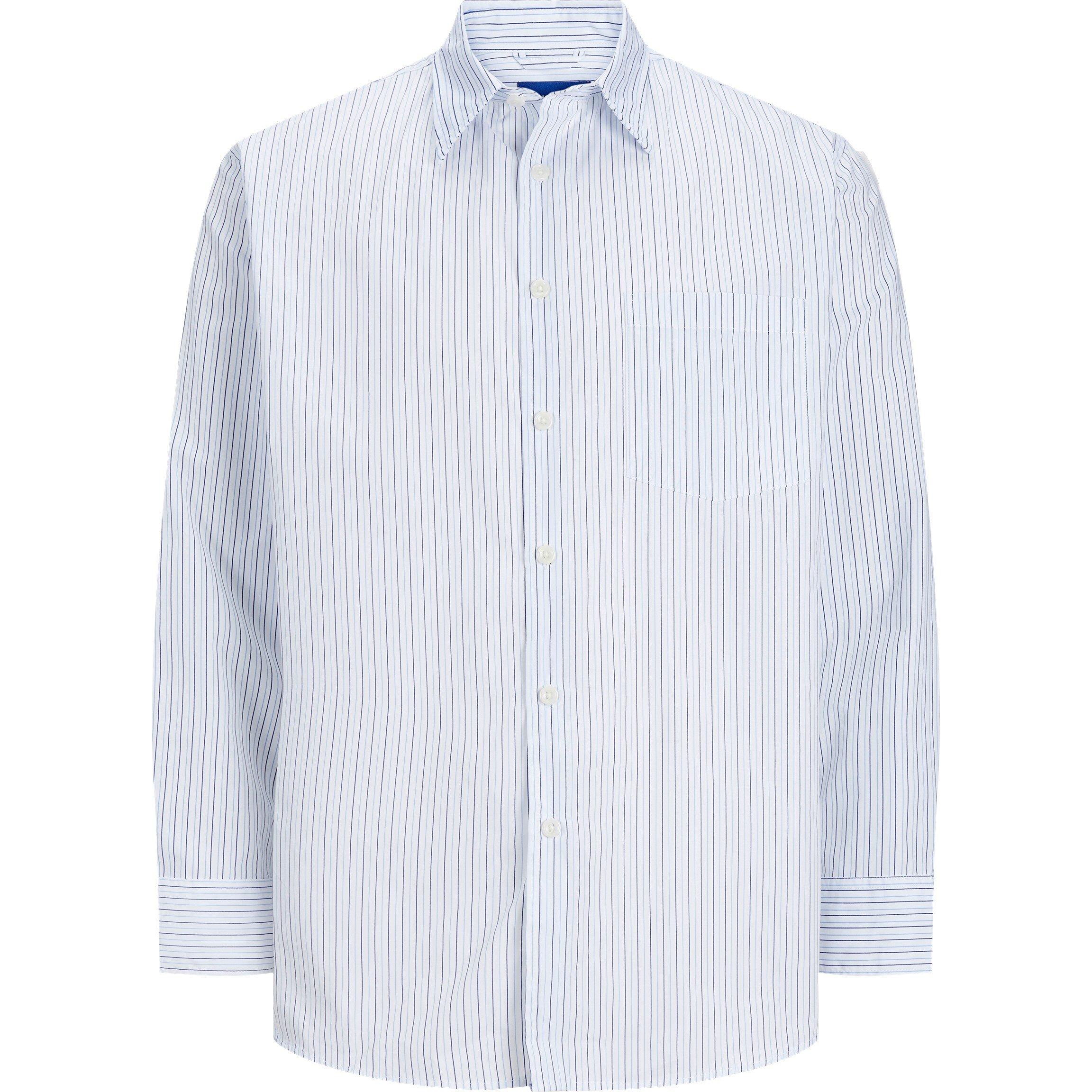 Mais Blau - Jack and Jones - Men's Oversized Long-Sleeve Patterned Shirt - 7