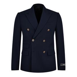 Versace Logo Plaque Blazer