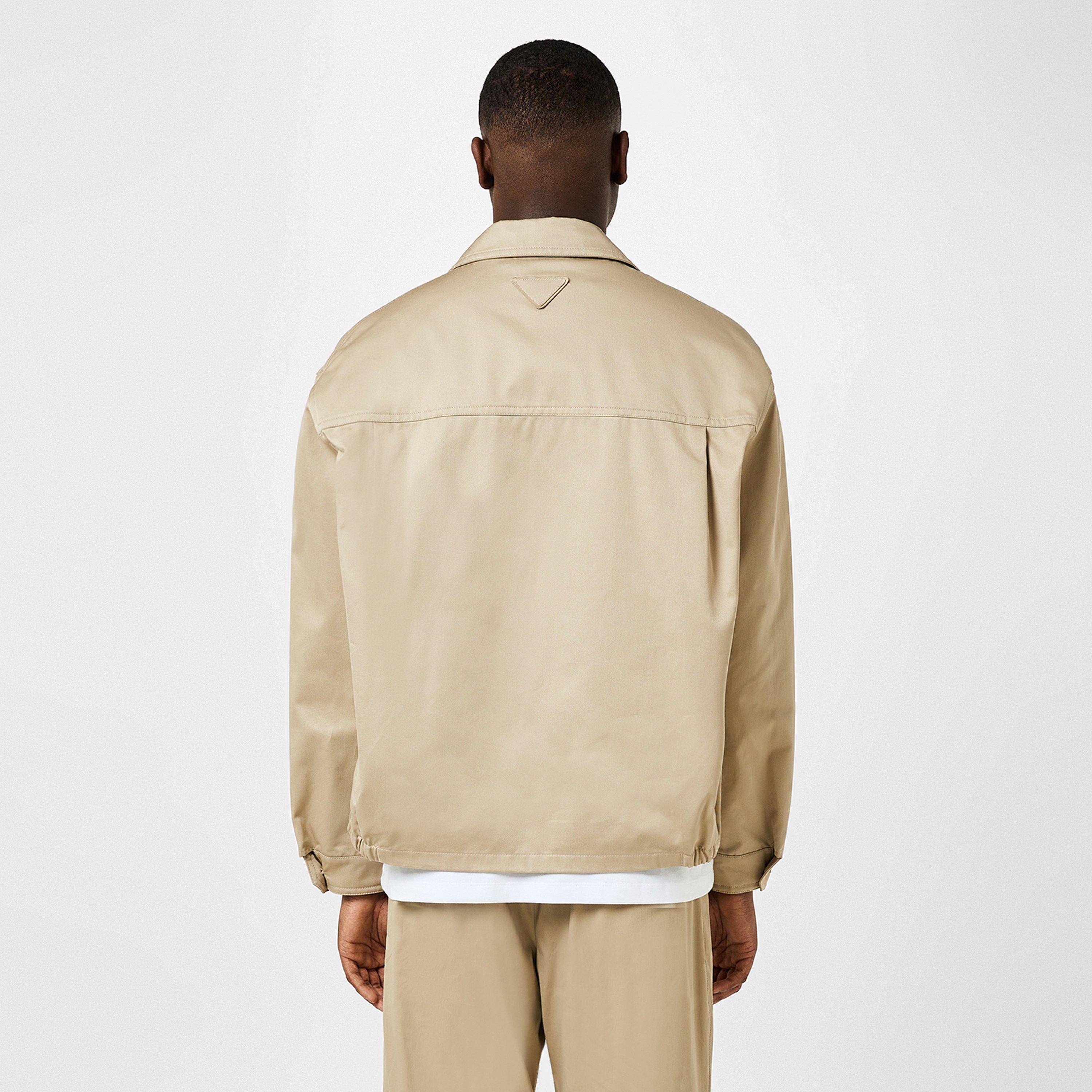 Corda - Prada - Men's  Cotton Long Sleeve Oversized Fit Harrington Jacket - 4