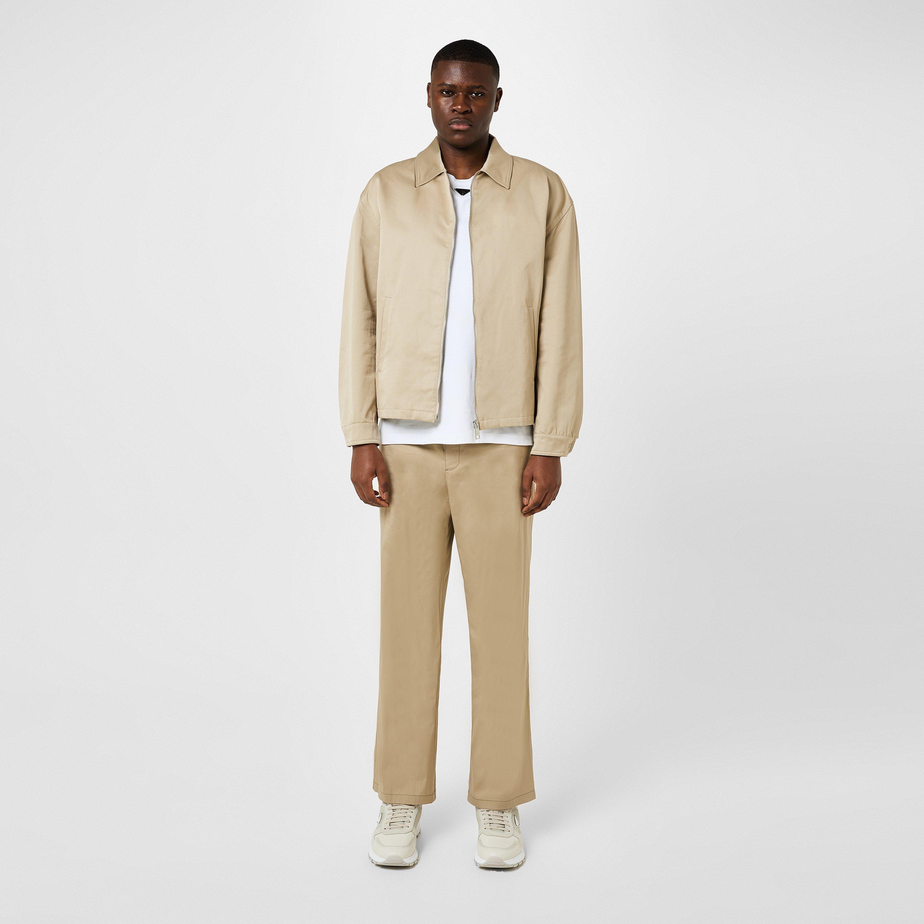 Corda - Prada - Men's  Cotton Long Sleeve Oversized Fit Harrington Jacket - 6