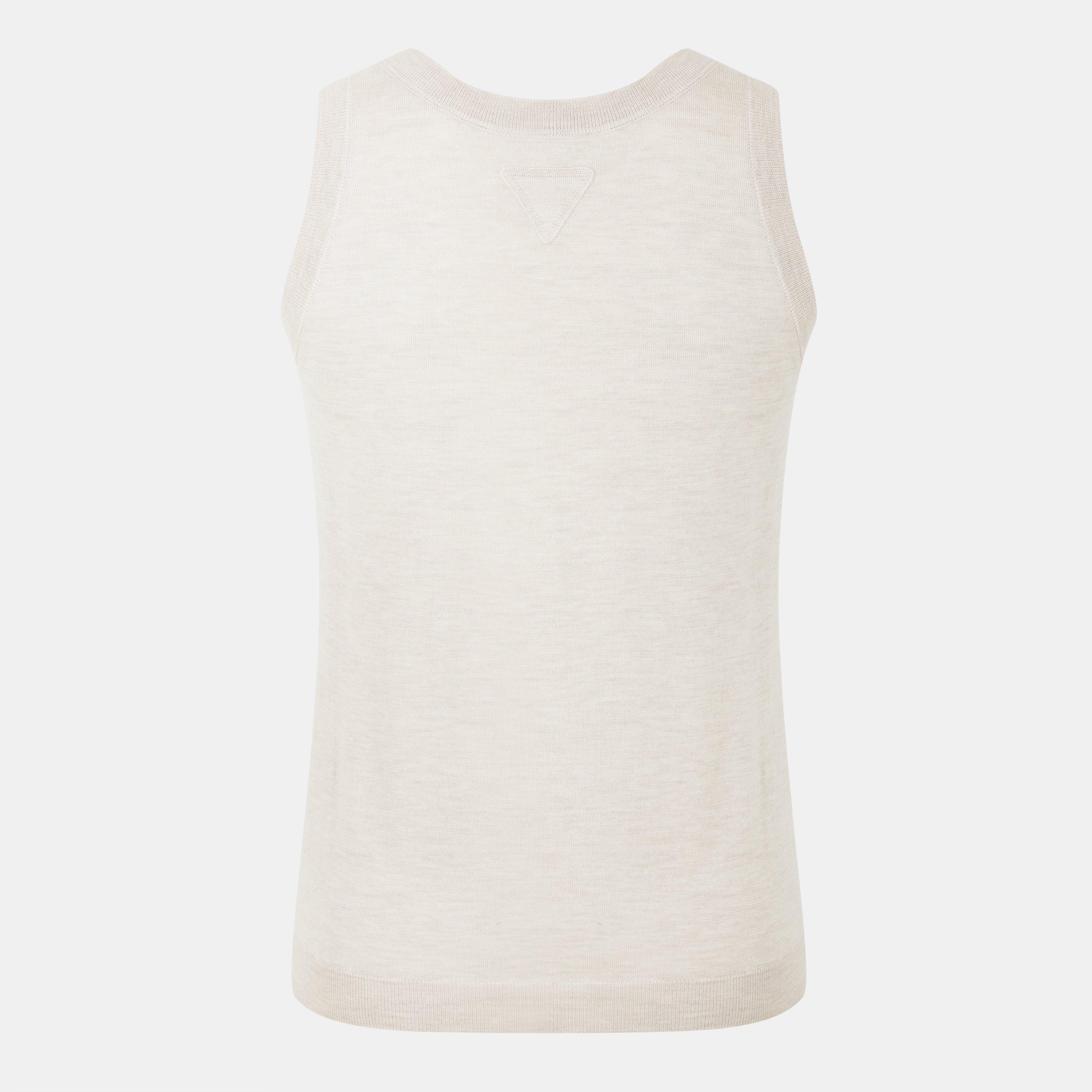 Sand - Prada - Knitted Tank Top - 2