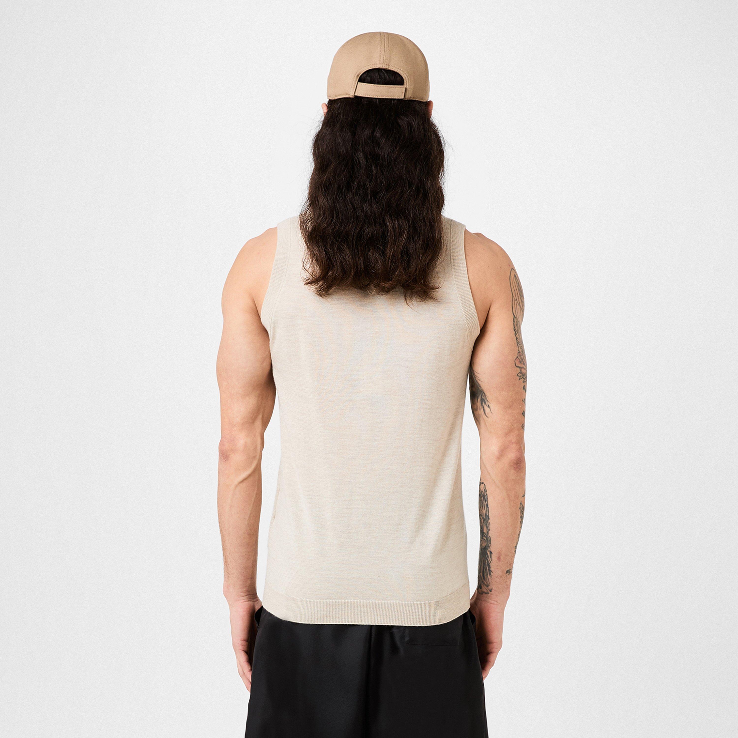 Sand - Prada - Knitted Tank Top - 4