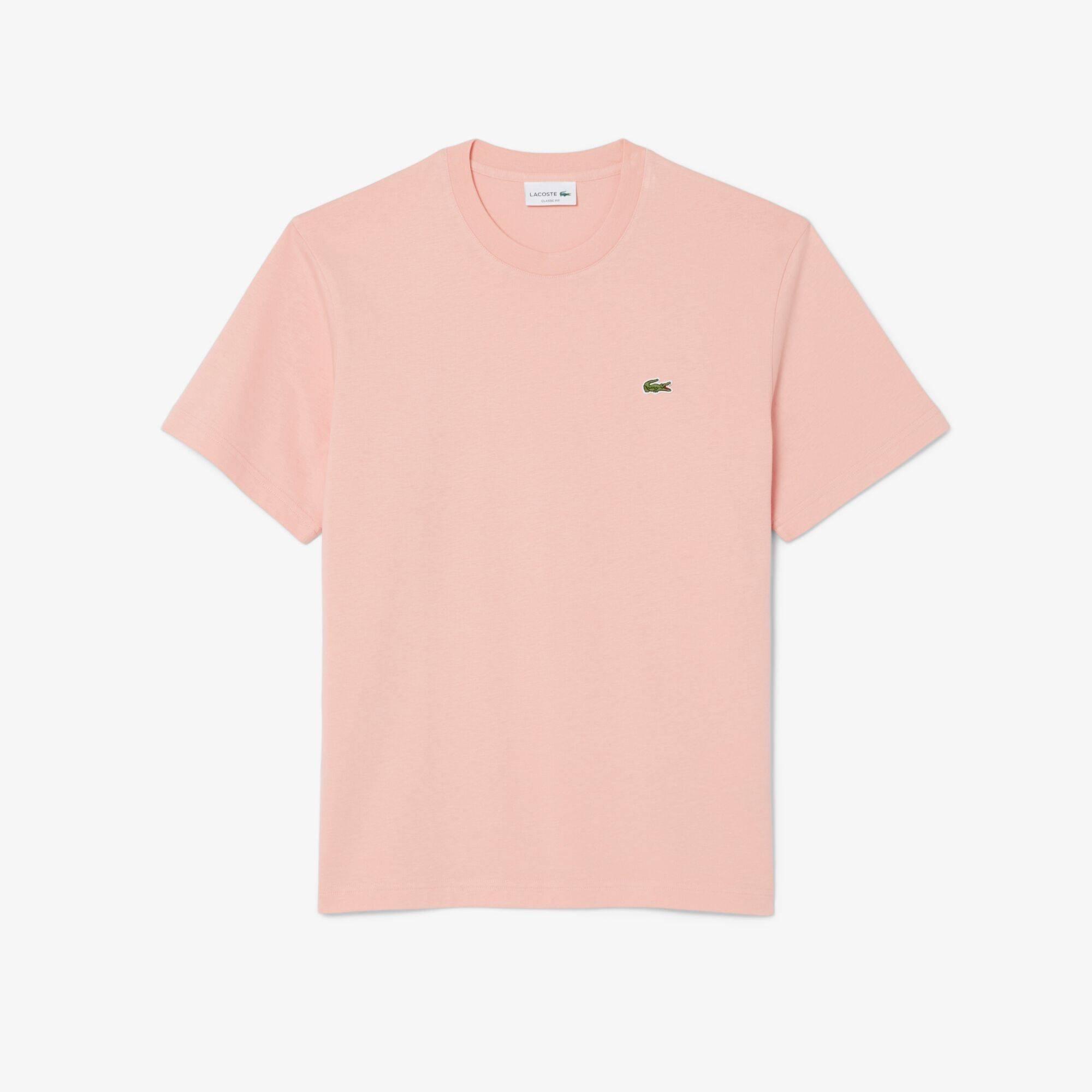 Lacoste Men's Pink Ui2 Regular Fit Small Logo T-Shirt - M