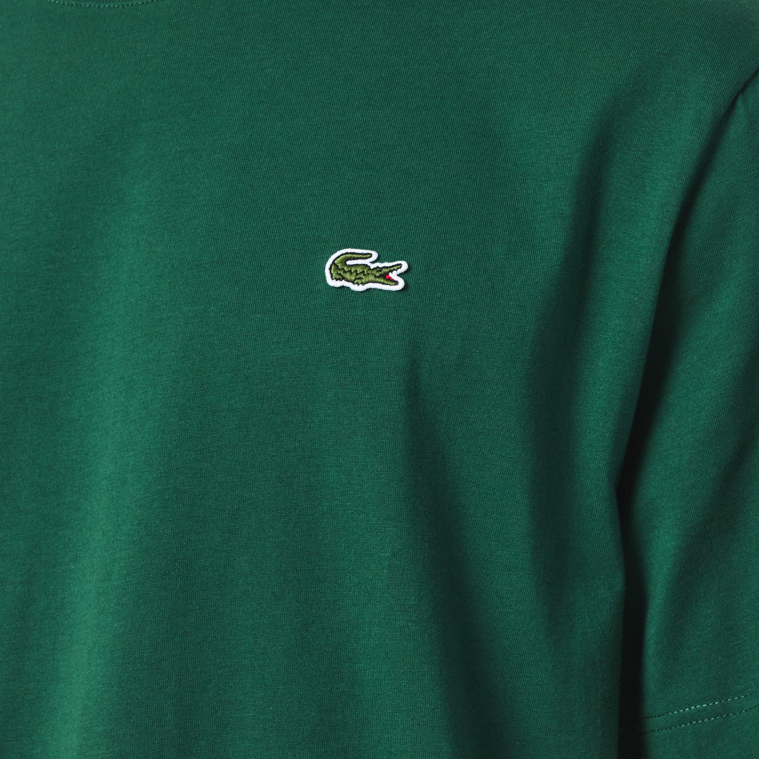 Green 132 - Lacoste - Men's Regular Fit Small Logo T-Shirt - 5