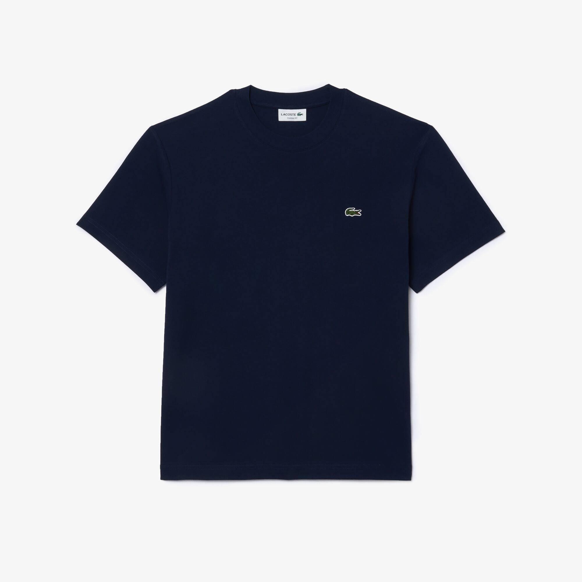 Lacoste Men's Navy 166 Regular Fit Small Logo T-Shirt - 4XL