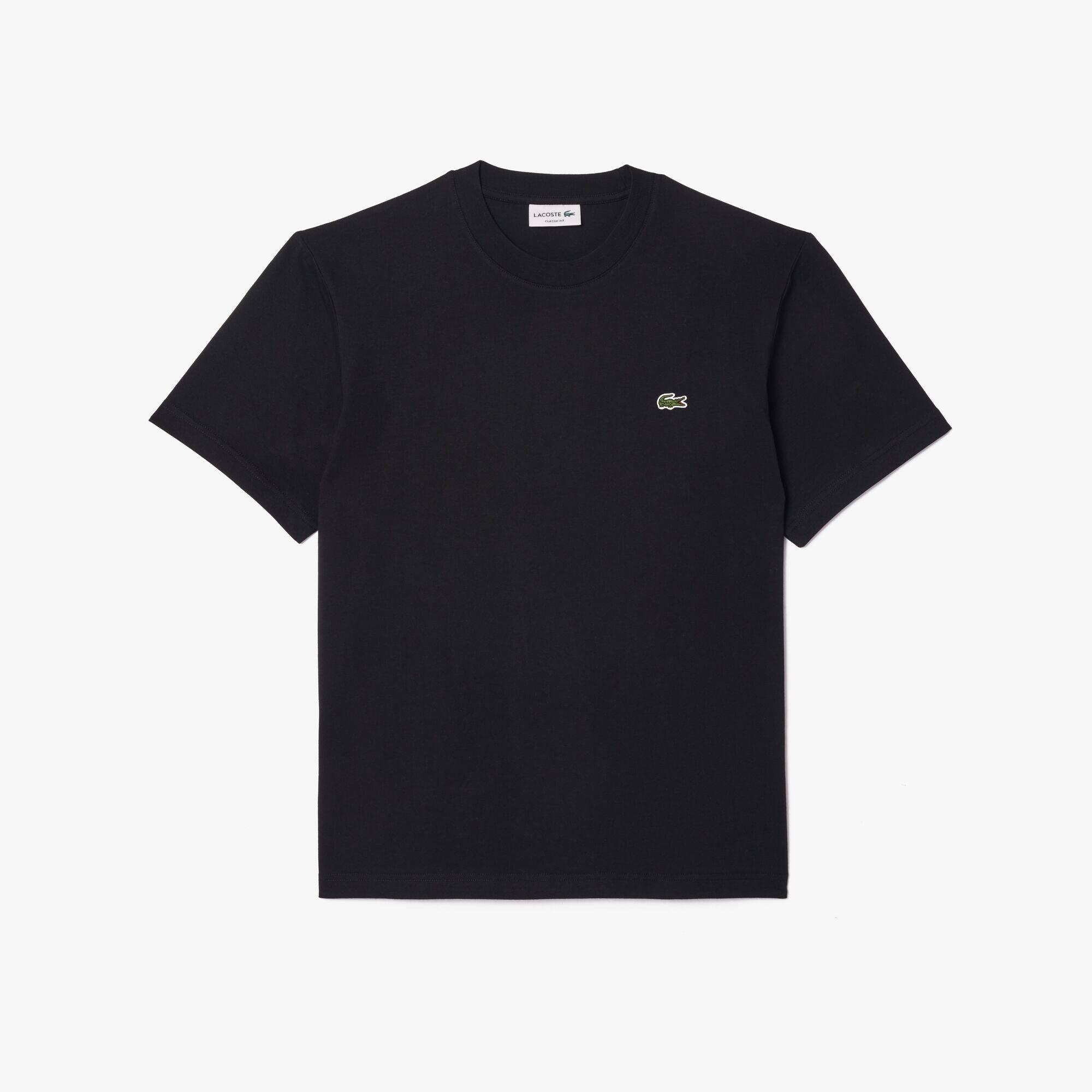 Lacoste Men's Black 031 Regular Fit Small Logo T-Shirt - 4XL