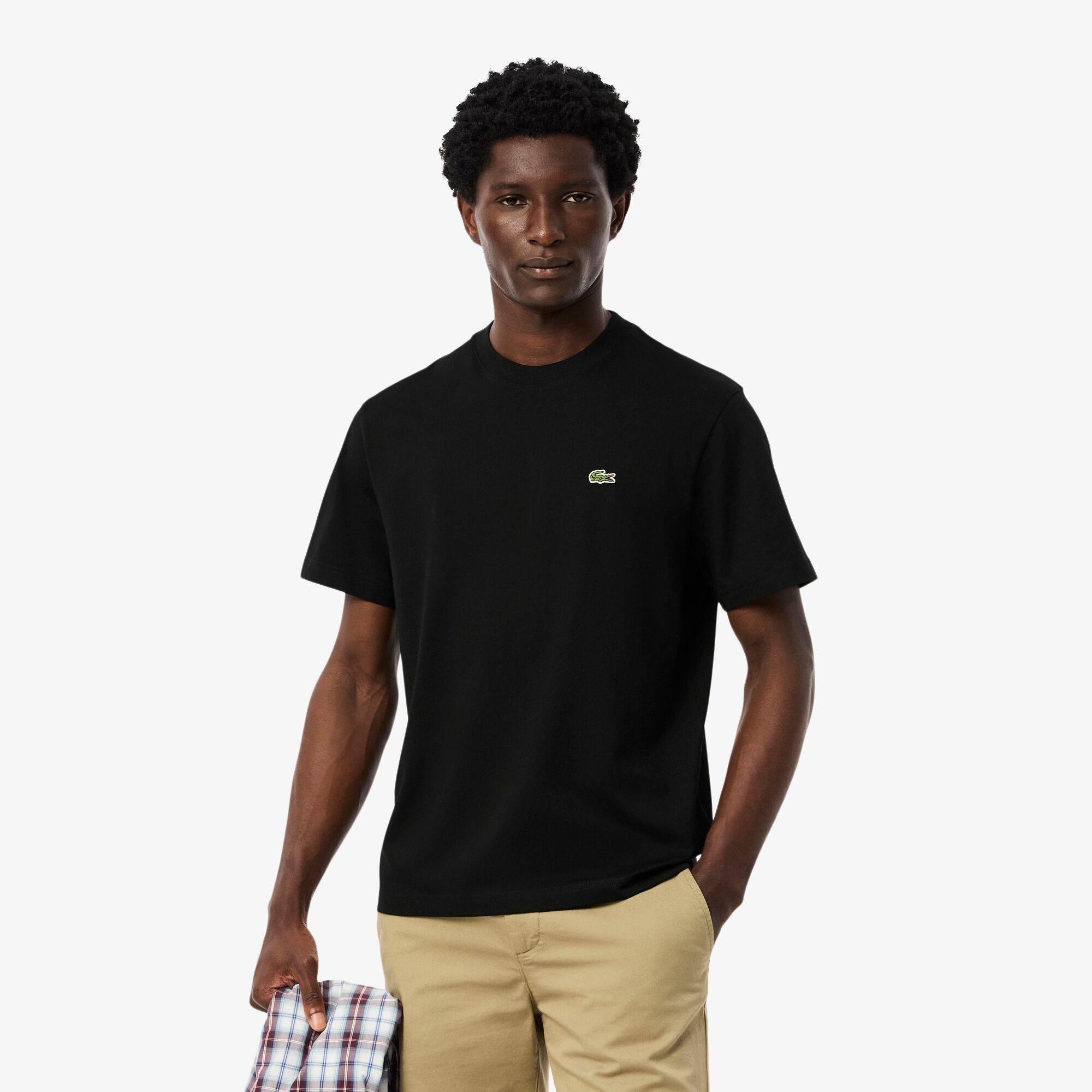 Black 031 - Lacoste - Men's Regular Fit Small Logo T-Shirt - 2