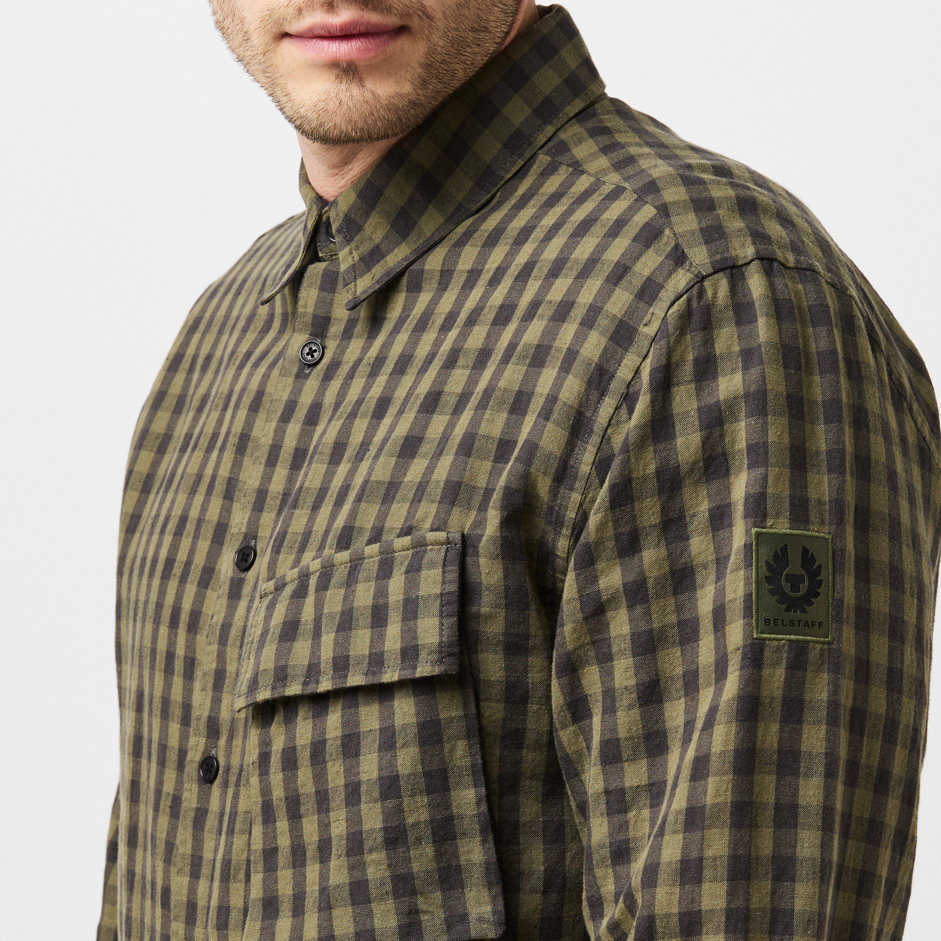 Surplus Green - Belstaff - Checkered Shirt - 5