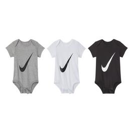 Nike Swoosh 3 Pack Bodysuit Baby