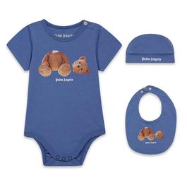 Palm Angels 3 Piece Bear Babygrow Set Babies