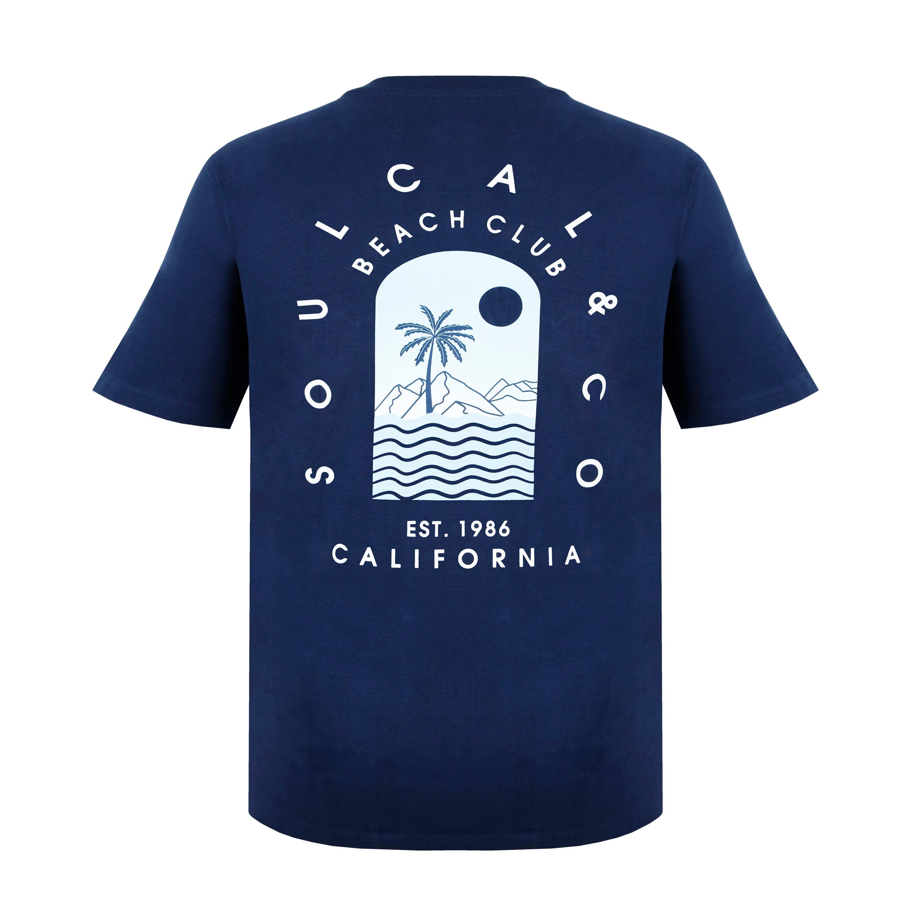 Blu navy - SoulCal - Graphic T-shirt Mens - 2