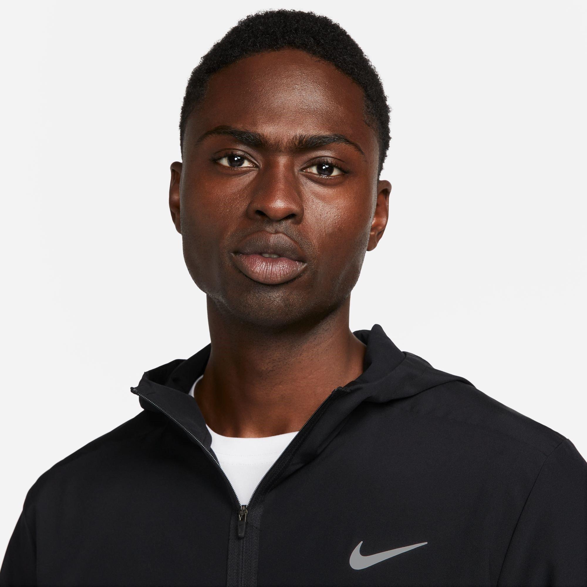 Schwarz/Silber - Nike - Form Men's Dri-FIT Hooded Versatile Jacket - 3