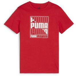 Puma Logo T shirt Juniors